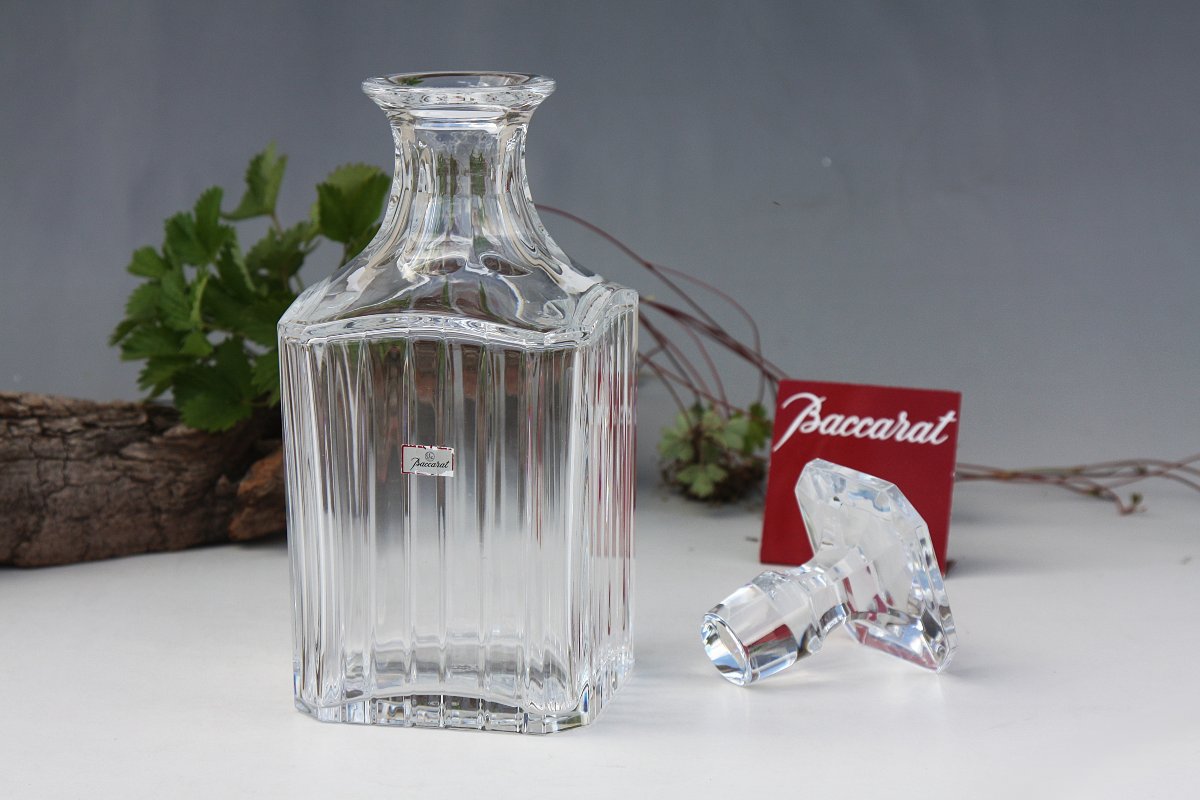 Carafe à whisky en cristal de Baccarat, modèle Harmonie-photo-3