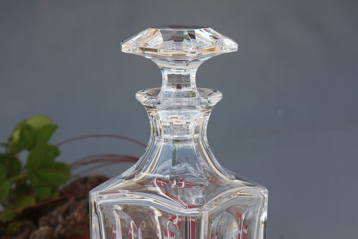 Carafe à whisky en cristal de Baccarat, modèle Harcourt-photo-2