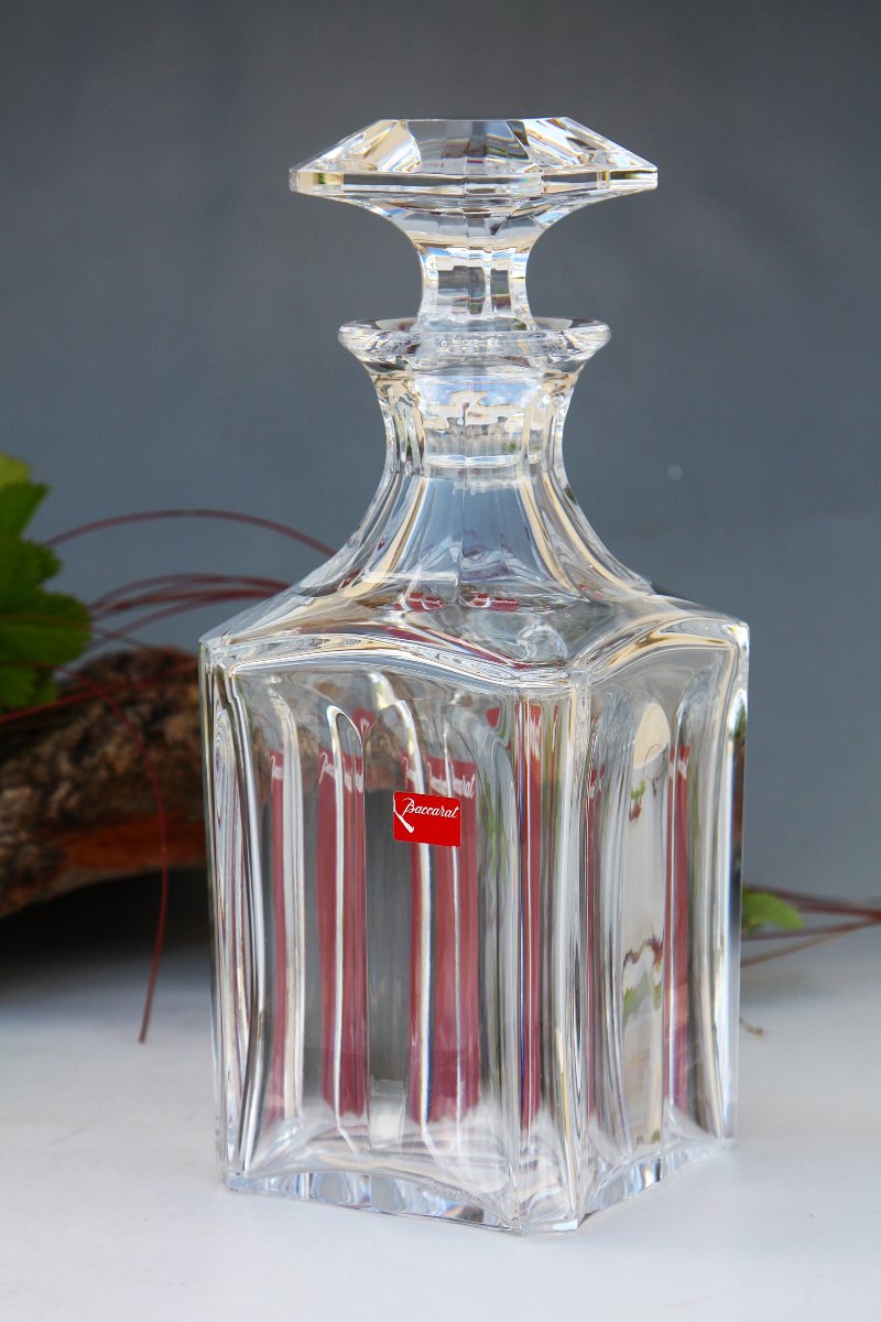 Carafe à whisky en cristal de Baccarat, modèle Harcourt-photo-1
