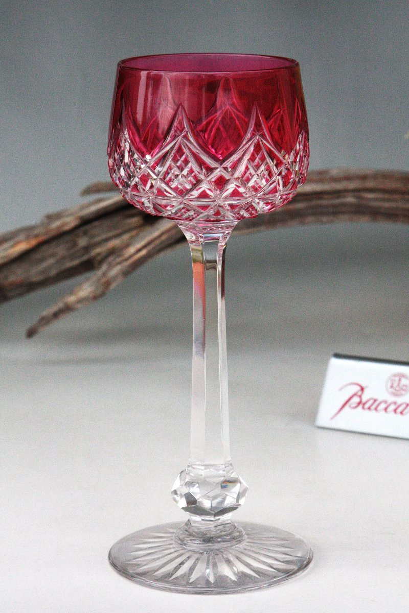 Baccarat Crystal Roemer Glass, Colbert Model-photo-1