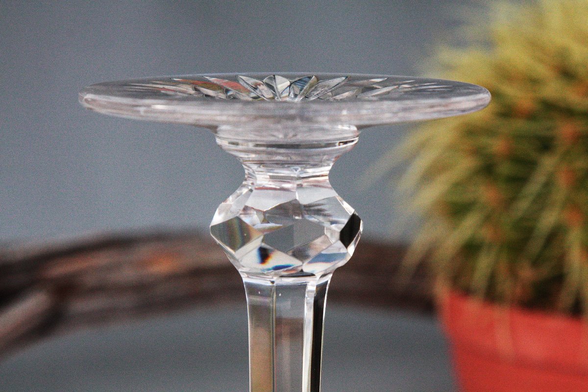 Baccarat Crystal Roemer Glass, Colbert Model-photo-3
