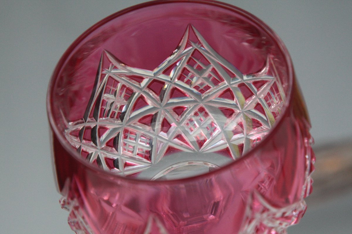 Baccarat Crystal Roemer Glass, Colbert Model-photo-6