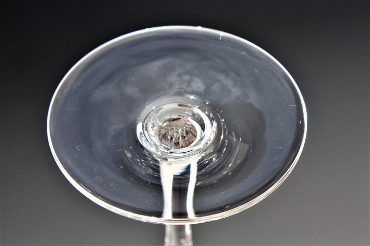 Set Of 6 Baccarat Crystal Wine Glasses, Leillah Model-photo-7