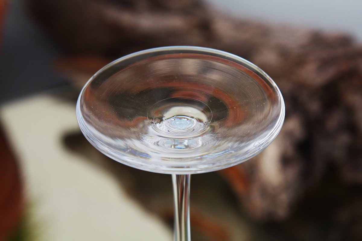 Daum Crystal Tête-à-tête Set, Iroise Model, 2 Water Glasses And 2 Champagne Glasses-photo-3