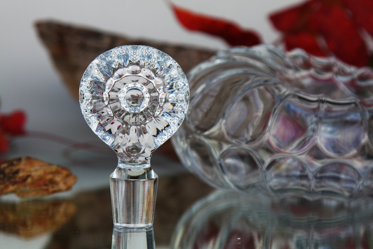 Cognac Decanter In Baccarat Crystal, Centaure Model-photo-2