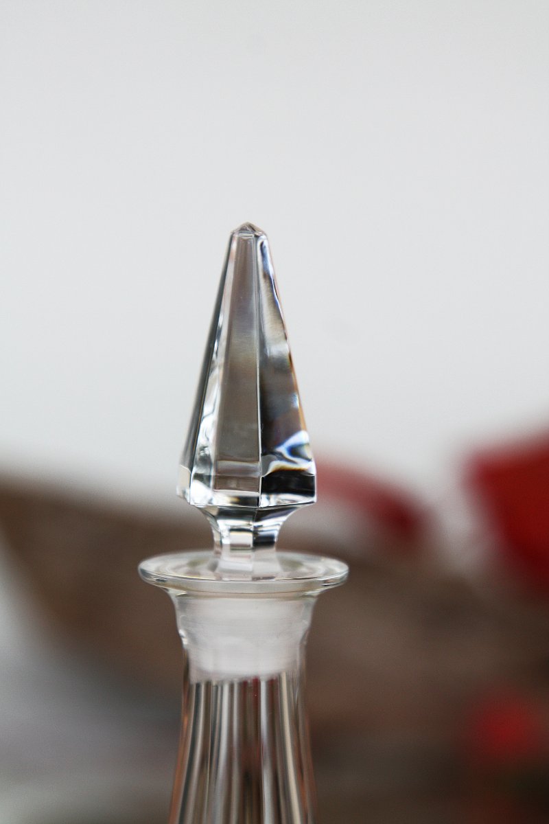 Baccarat Crystal Perfume Bottle, Amber Model-photo-2