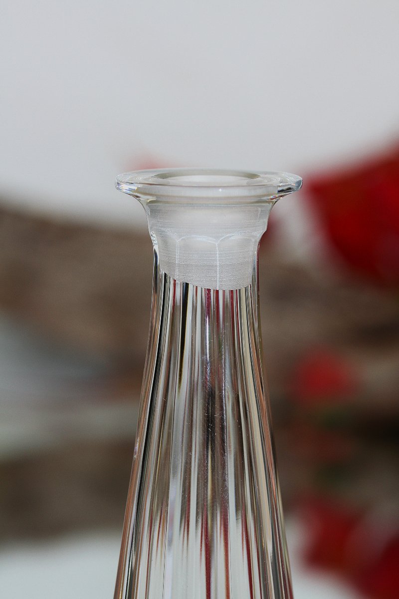 Baccarat Crystal Perfume Bottle, Amber Model-photo-5