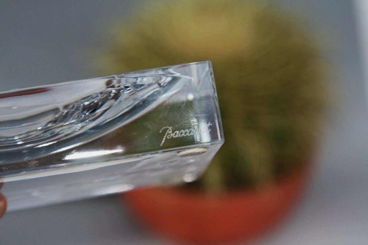 Grand vide-poche en cristal de Baccarat modèle Sparte-photo-1