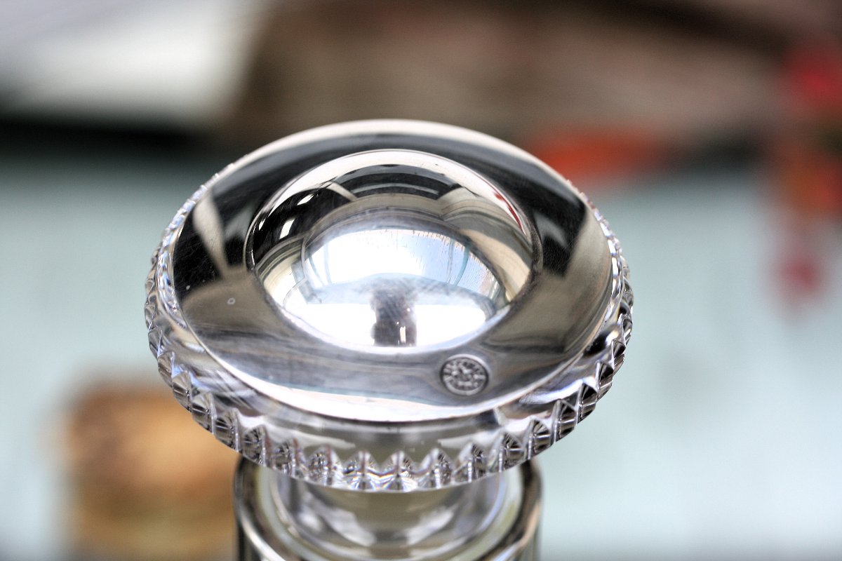 Carafe à Cognac en cristal de Baccarat modèle Silver 1883-photo-7