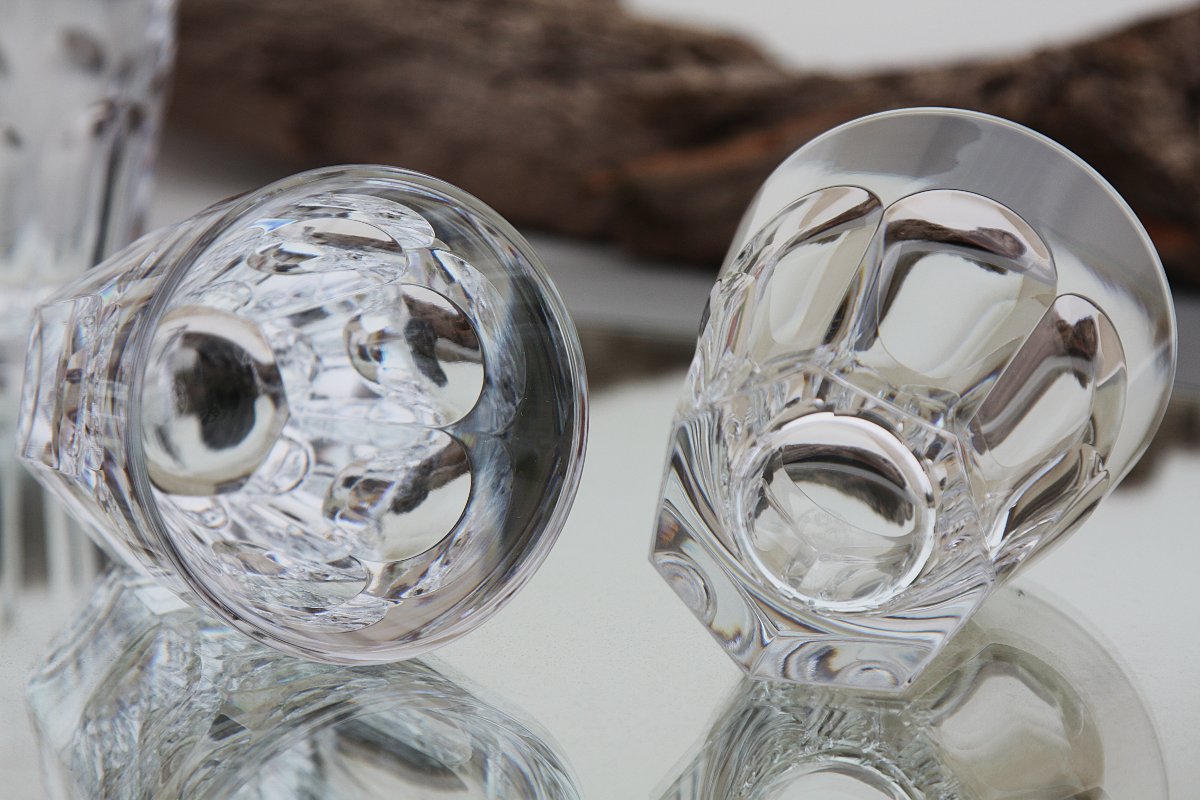 Set de 6 verres à whisky en cristal de Baccarat modèle Harcourt-photo-3