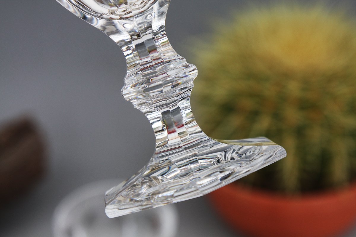 Set de 6 verres à vin n°3 en cristal de Baccarat modèle Harcourt-photo-4