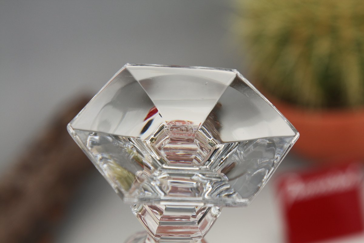 Set de 6 verres à vin n°3 en cristal de Baccarat modèle Harcourt-photo-7