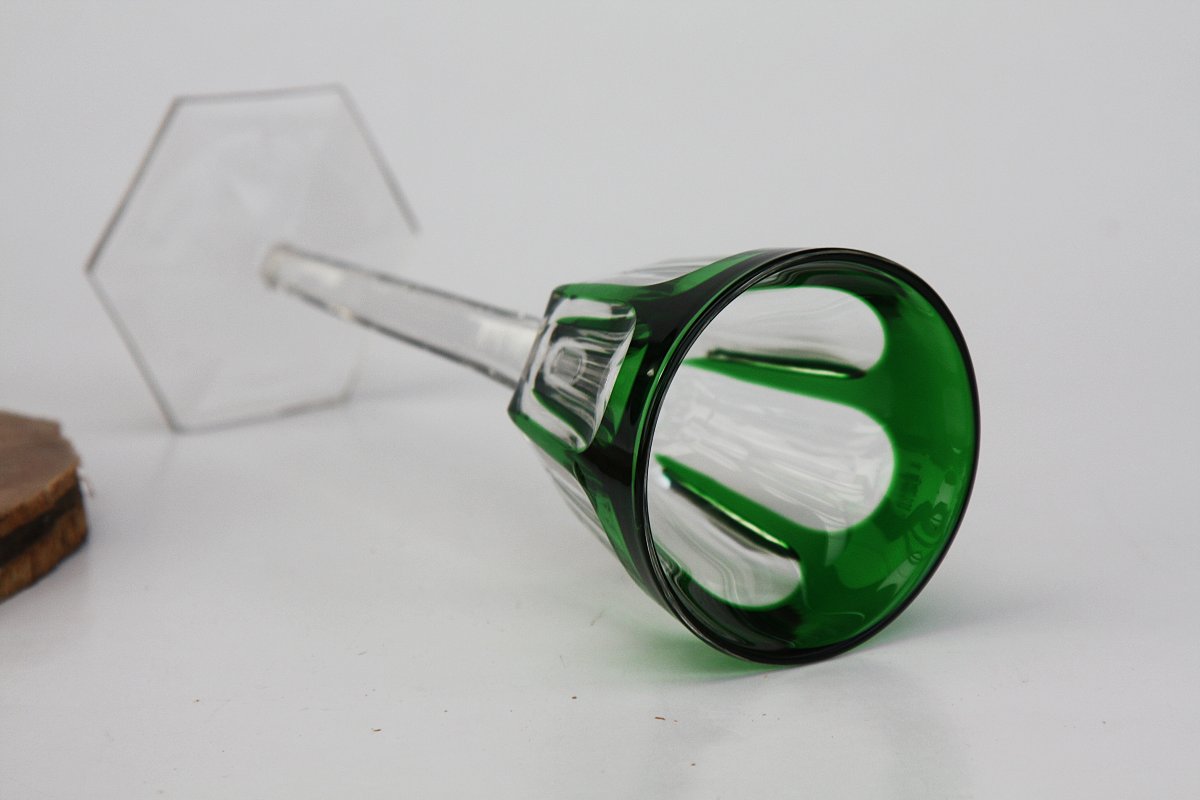 Set Of 6 Baccarat Crystal Roemer Glasses, Harcourt Pattern-photo-3