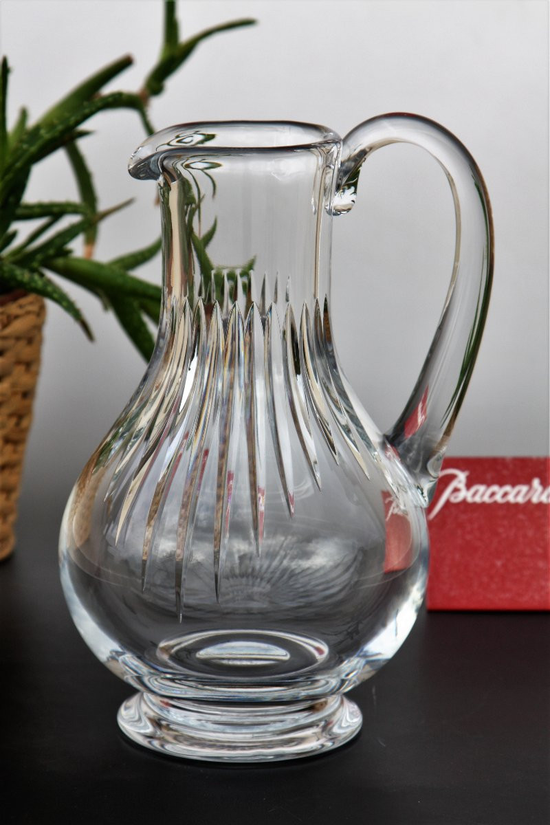 Pichet à eau en cristal de Baccarat, modèle Massena-photo-2