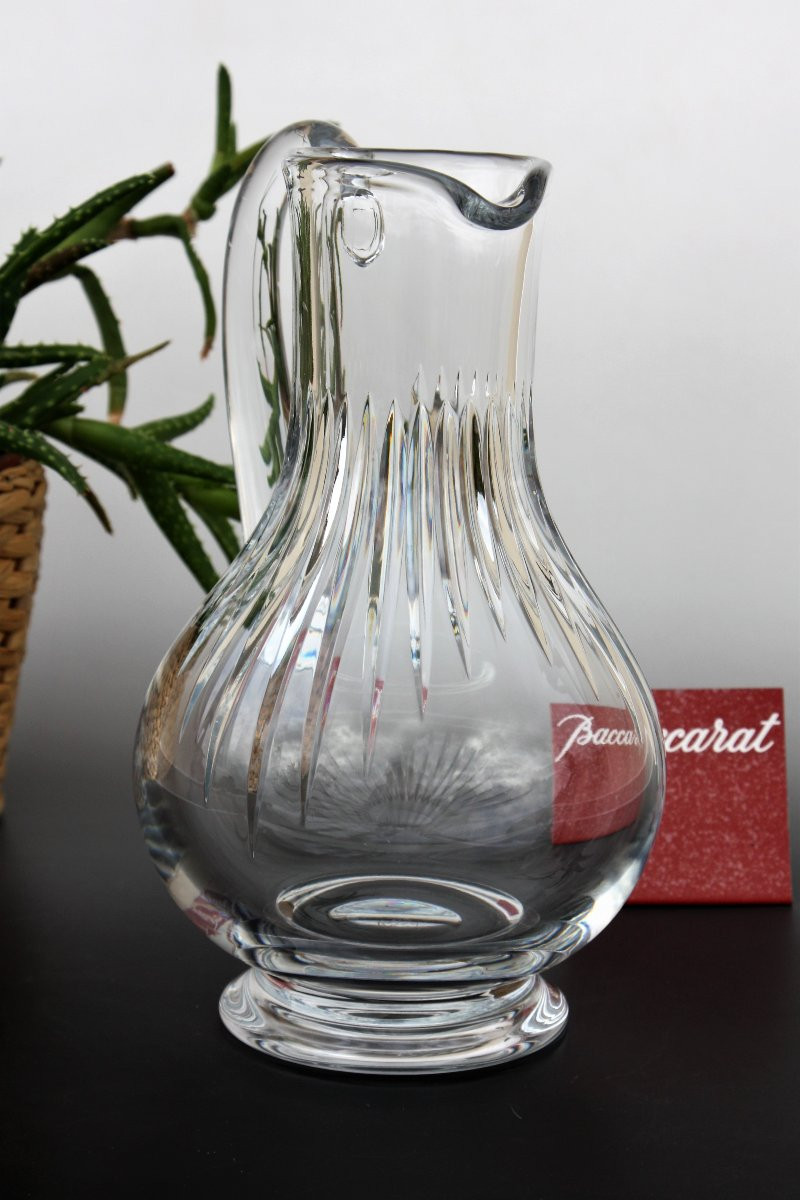Pichet à eau en cristal de Baccarat, modèle Massena-photo-6