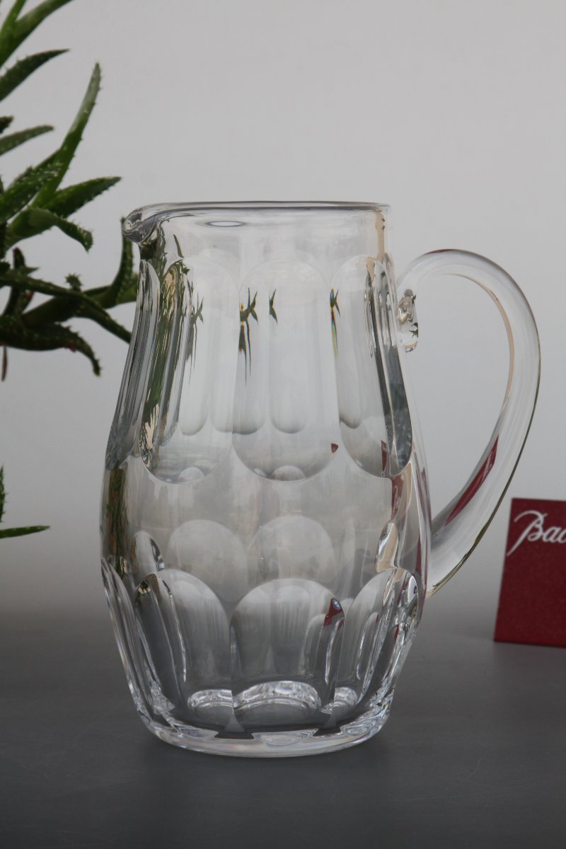 Pichet à eau en cristal de Baccarat, modèle Harcourt-photo-2