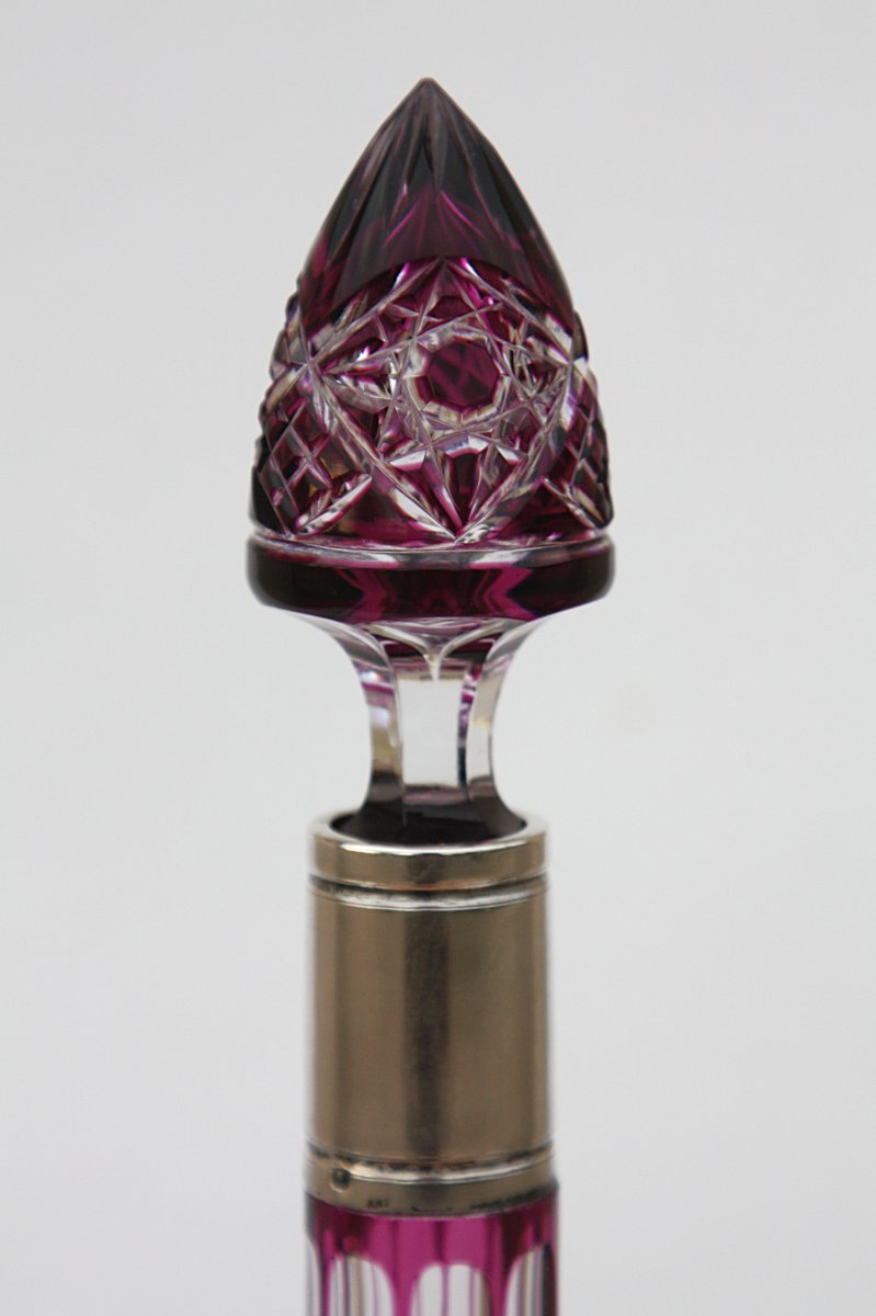 Grande carafe à vin en cristal de Baccarat Fantaisie-photo-2