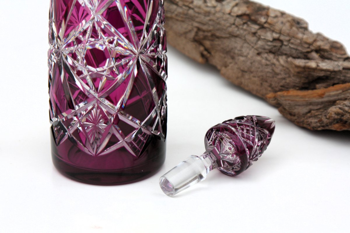 Grande carafe à vin en cristal de Baccarat Fantaisie-photo-3