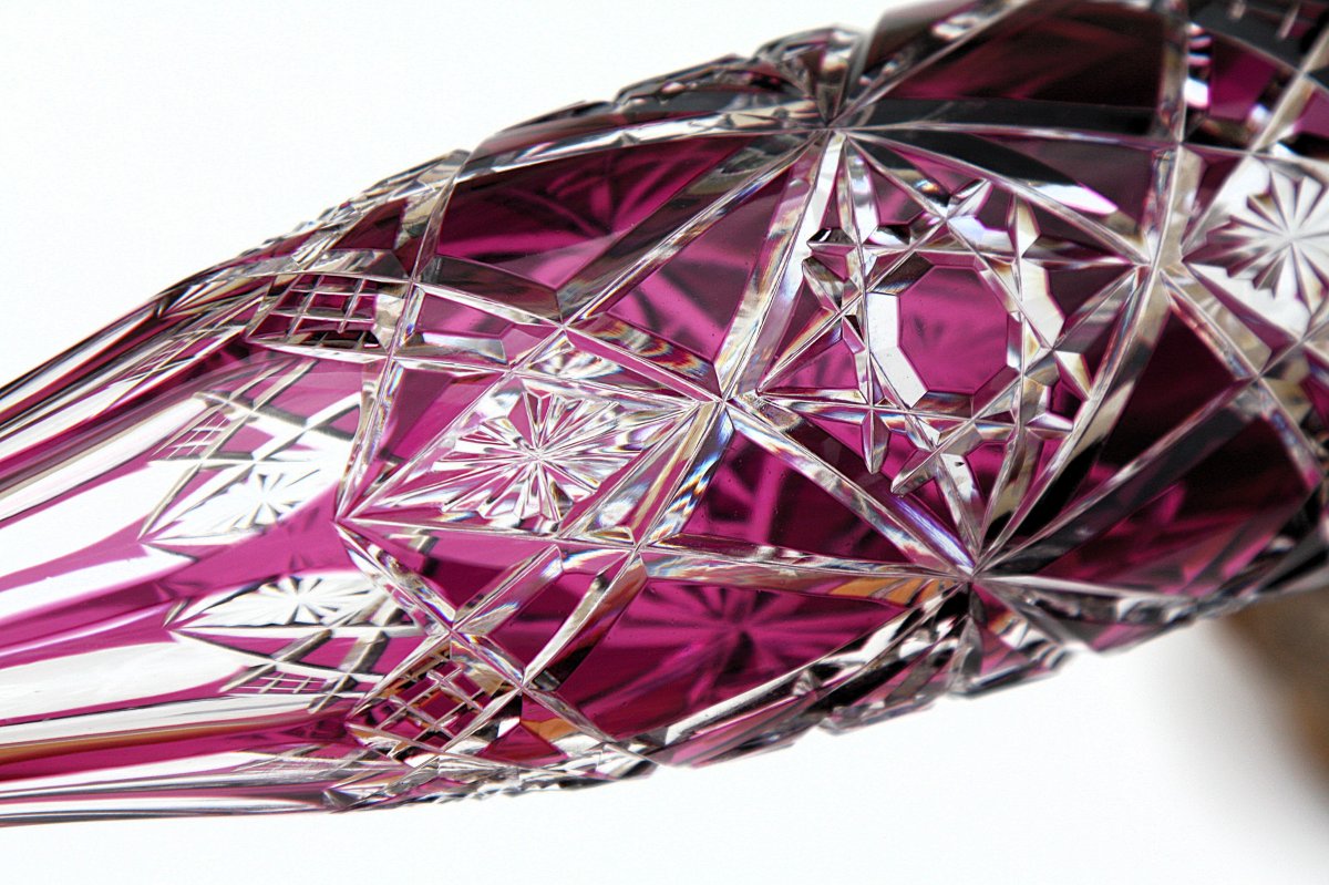 Grande carafe à vin en cristal de Baccarat Fantaisie-photo-4