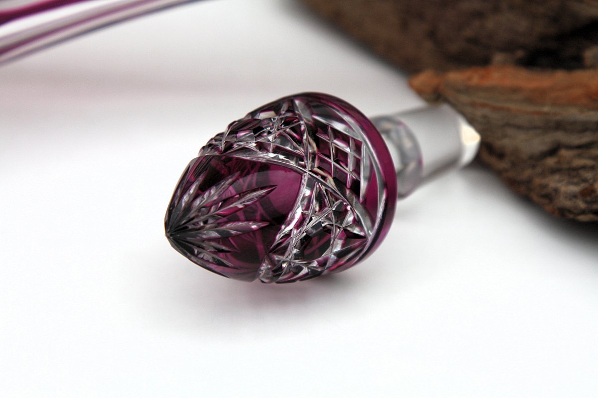 Grande carafe à vin en cristal de Baccarat Fantaisie-photo-6