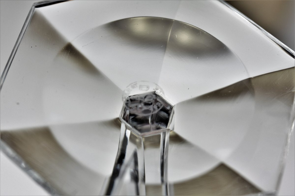 Roemer Glass In Baccarat Crystal, Harcourt Model Blue-photo-1