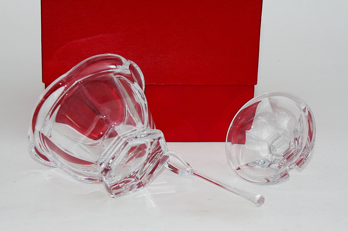 Confiturier en cristal de Baccarat modèle Harcourt-photo-3
