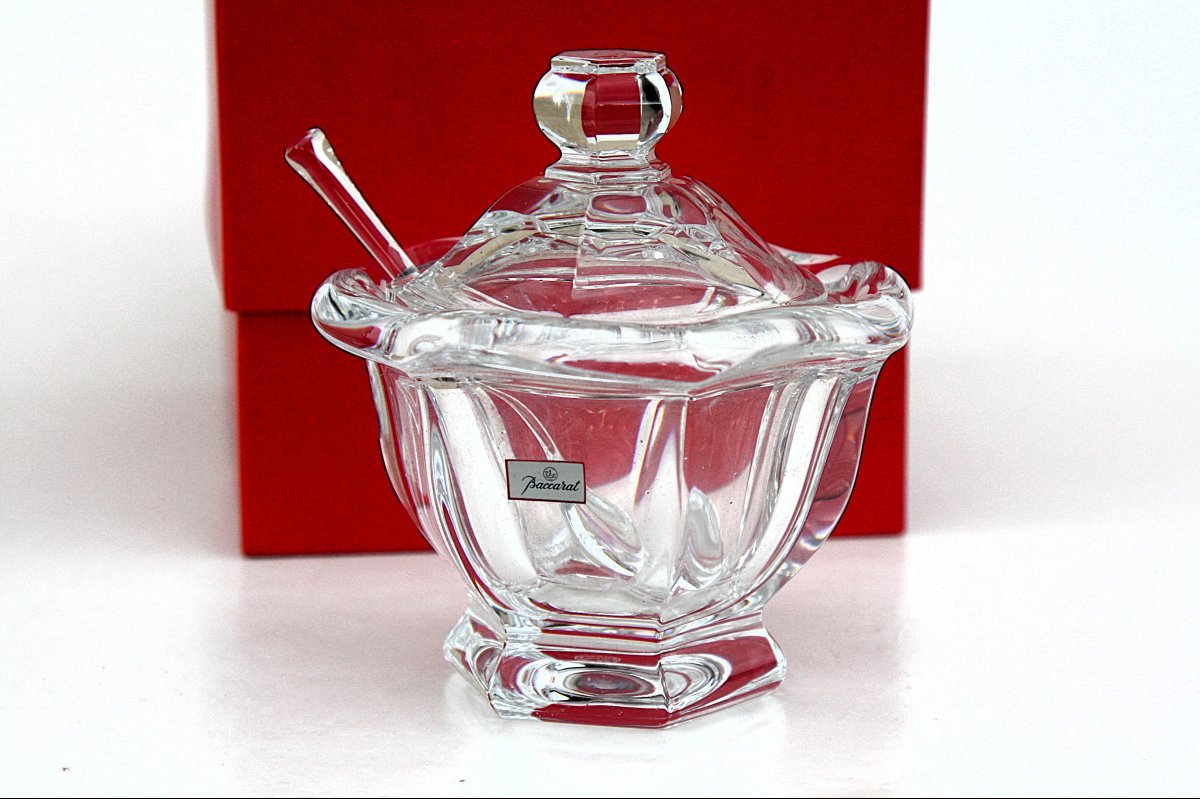 Confiturier en cristal de Baccarat modèle Harcourt-photo-2