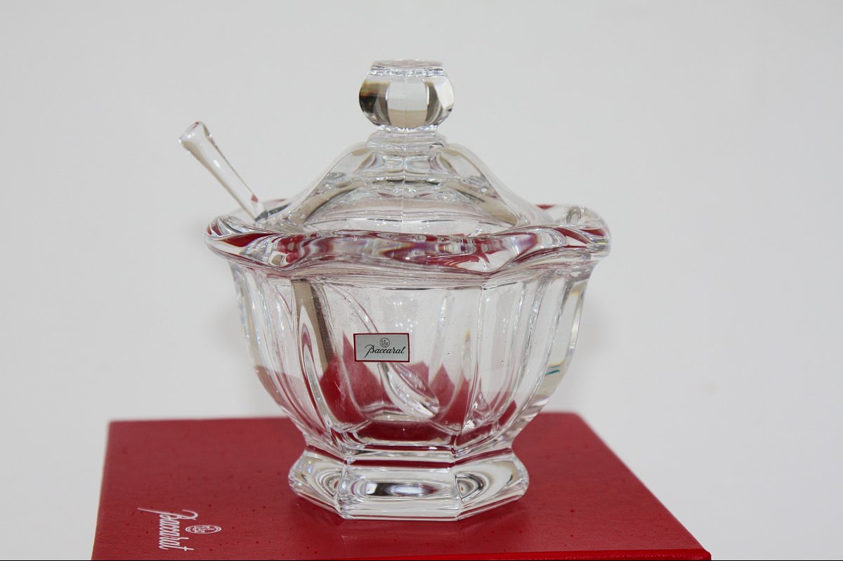 Confiturier en cristal de Baccarat modèle Harcourt-photo-3