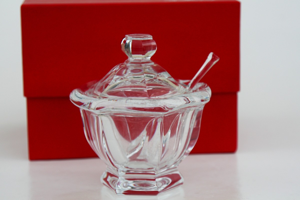 Confiturier en cristal de Baccarat modèle Harcourt