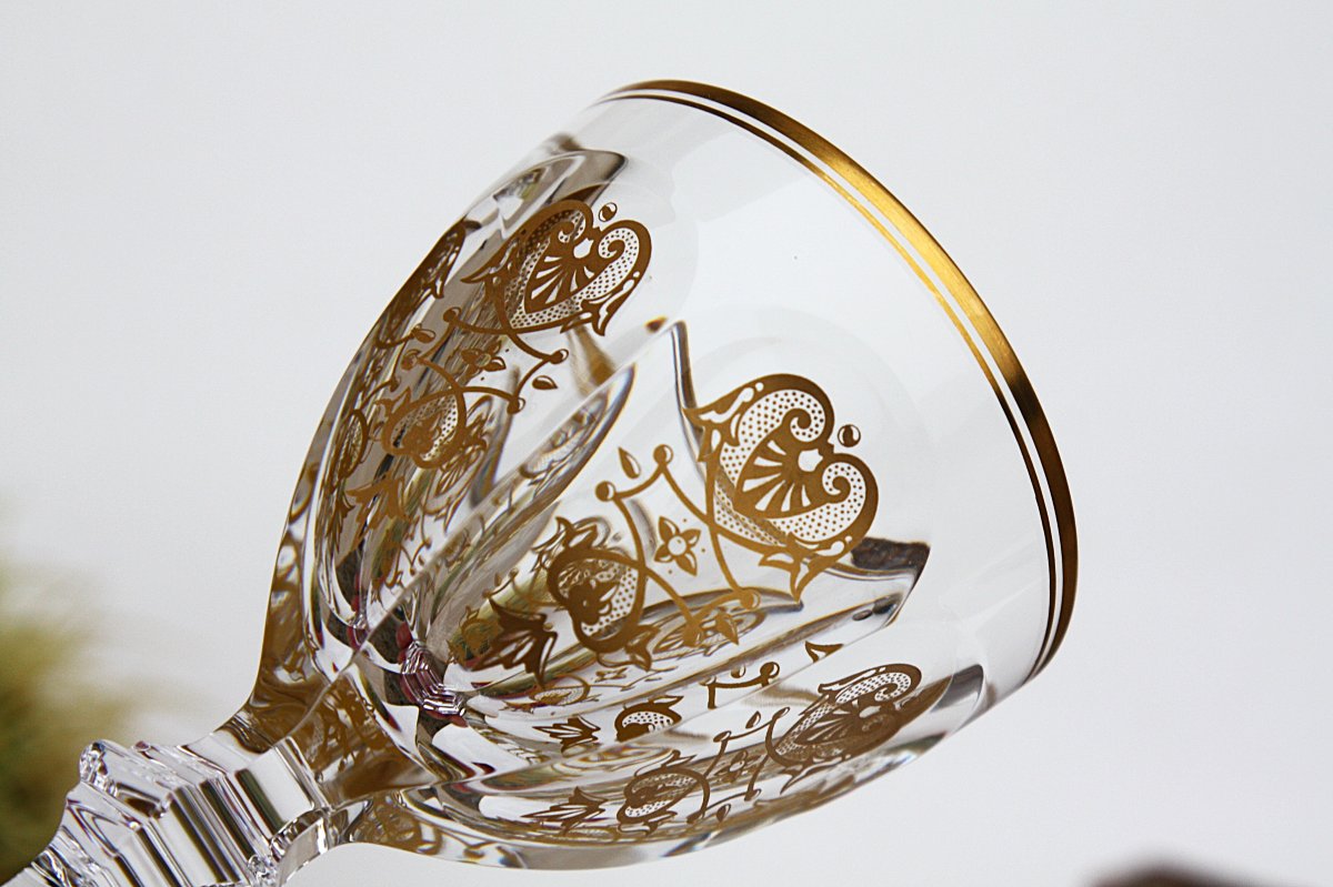 Verre à vin n°3 en cristal de Baccarat modèle Harcourt Empire (3 disponibles)-photo-2