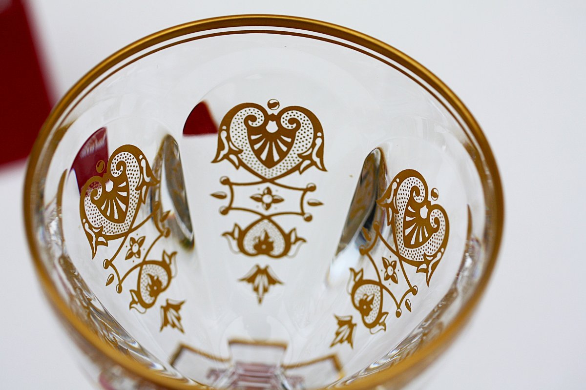 Verre à vin n°3 en cristal de Baccarat modèle Harcourt Empire (3 disponibles)-photo-3