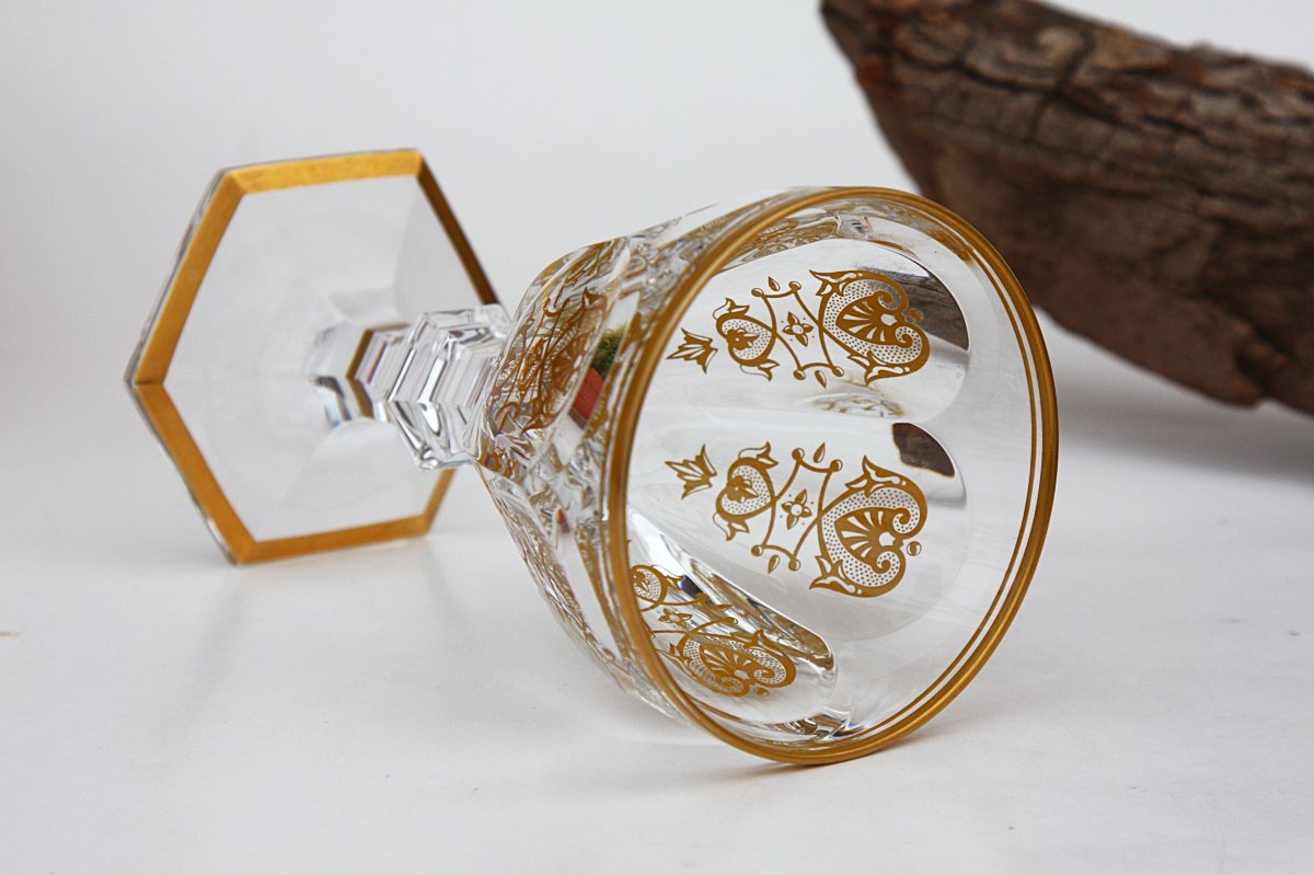 Verre à vin n°3 en cristal de Baccarat modèle Harcourt Empire (3 disponibles)-photo-1