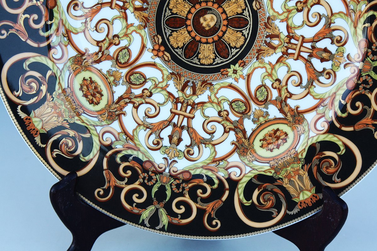 Rosenthal Wall Plate Collection For Versace (2 Available)-photo-3