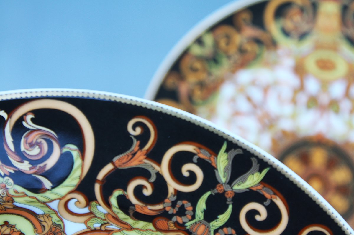 Rosenthal Wall Plate Collection For Versace (2 Available)-photo-6