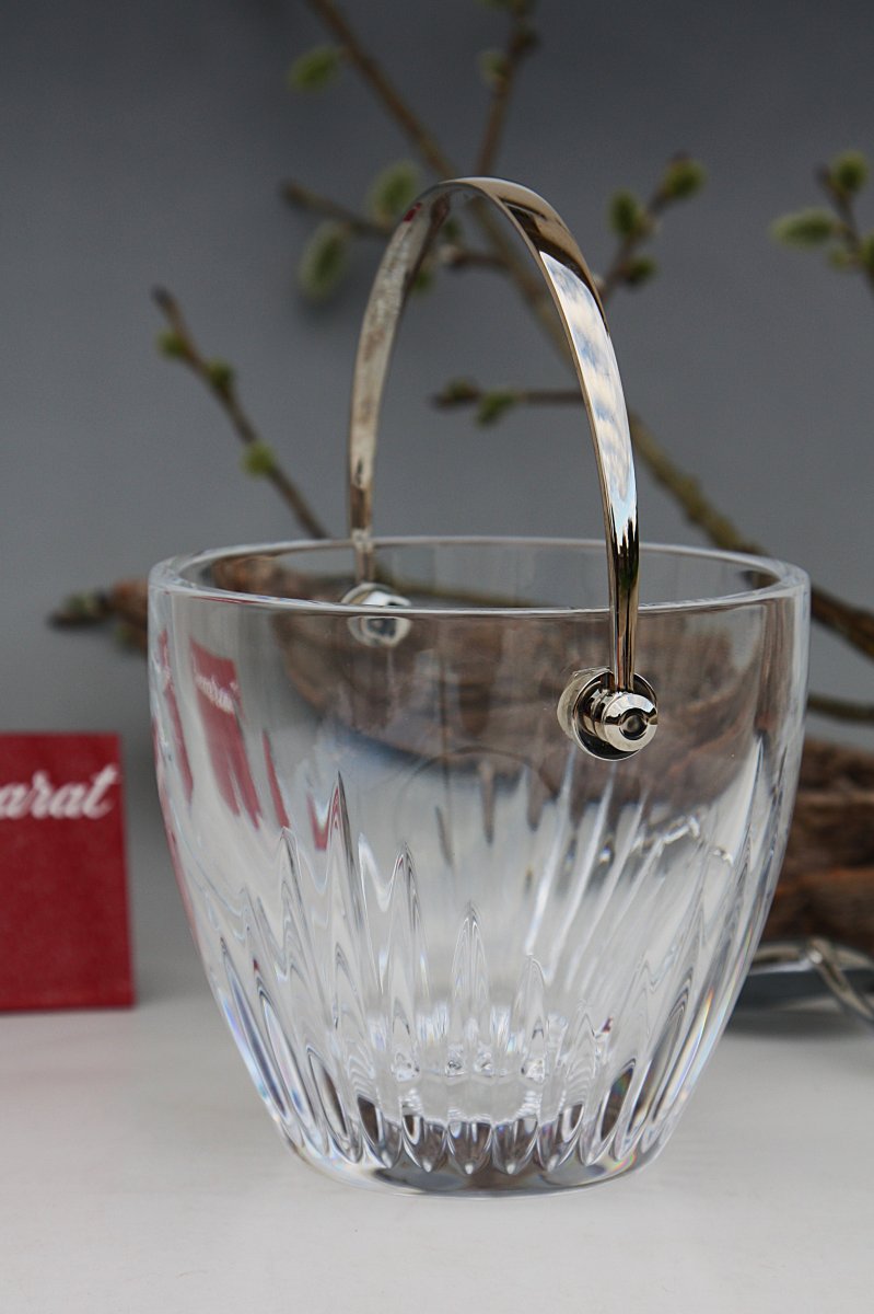 Seau à glace en cristal de Baccarat modèle Massena-photo-4
