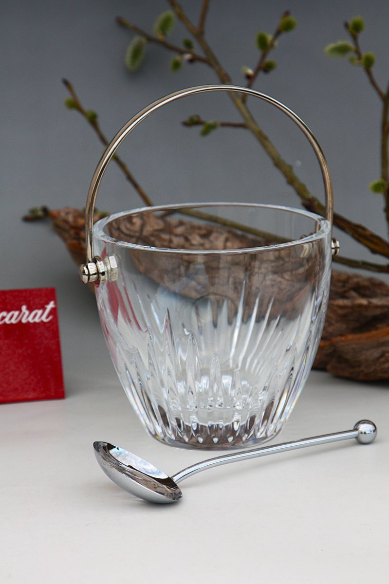 Seau à glace en cristal de Baccarat modèle Massena-photo-1