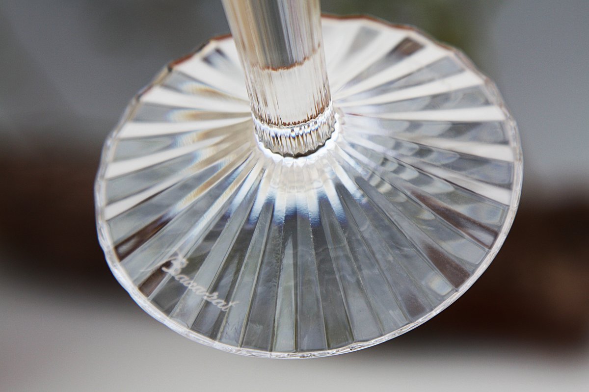 Set de 2 flûtes à Champagne en cristal de Baccarat modèle Mille Nuits-photo-4
