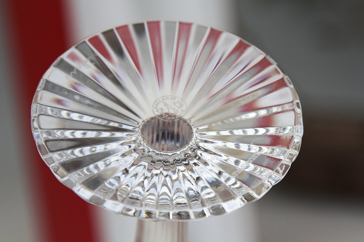 Set de 2 flûtes à Champagne en cristal de Baccarat modèle Mille Nuits-photo-5