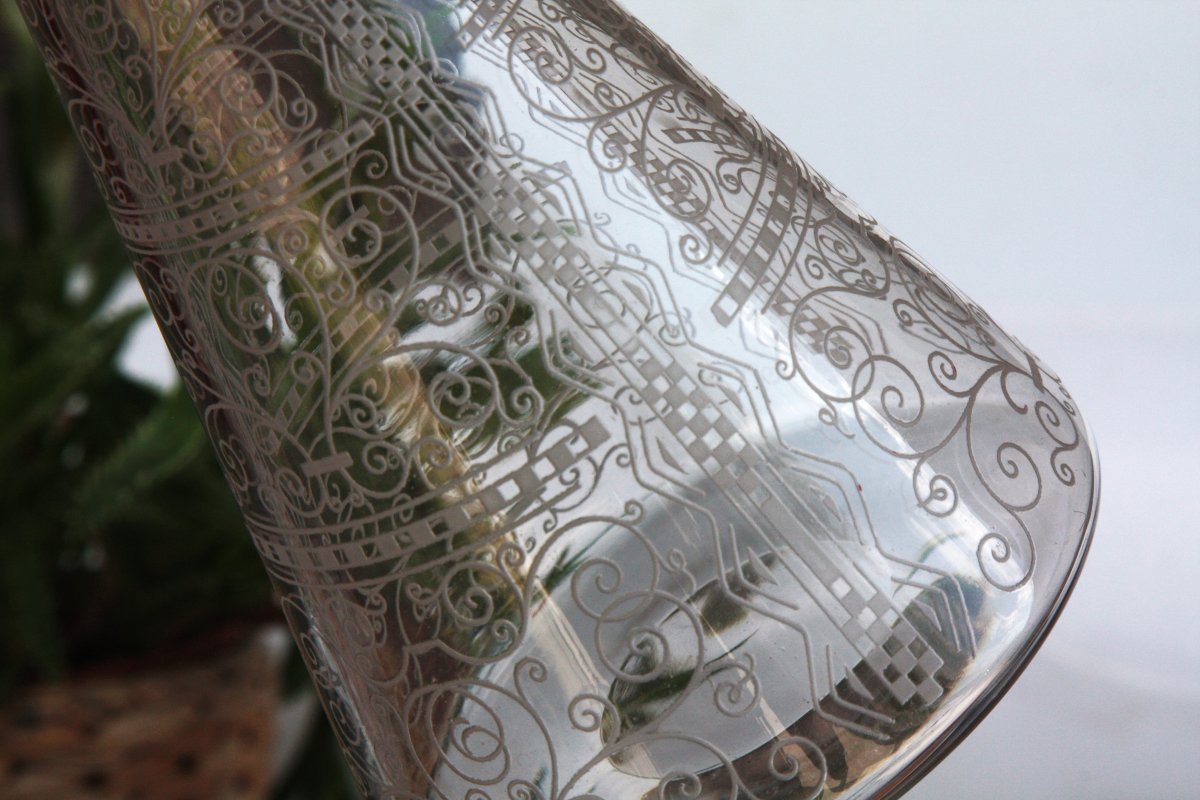 Carafe à apéritif en cristal de Baccarat modèle Lido-photo-4