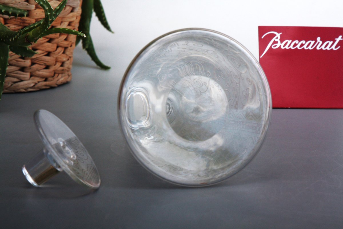 Carafe à apéritif en cristal de Baccarat modèle Lido-photo-2