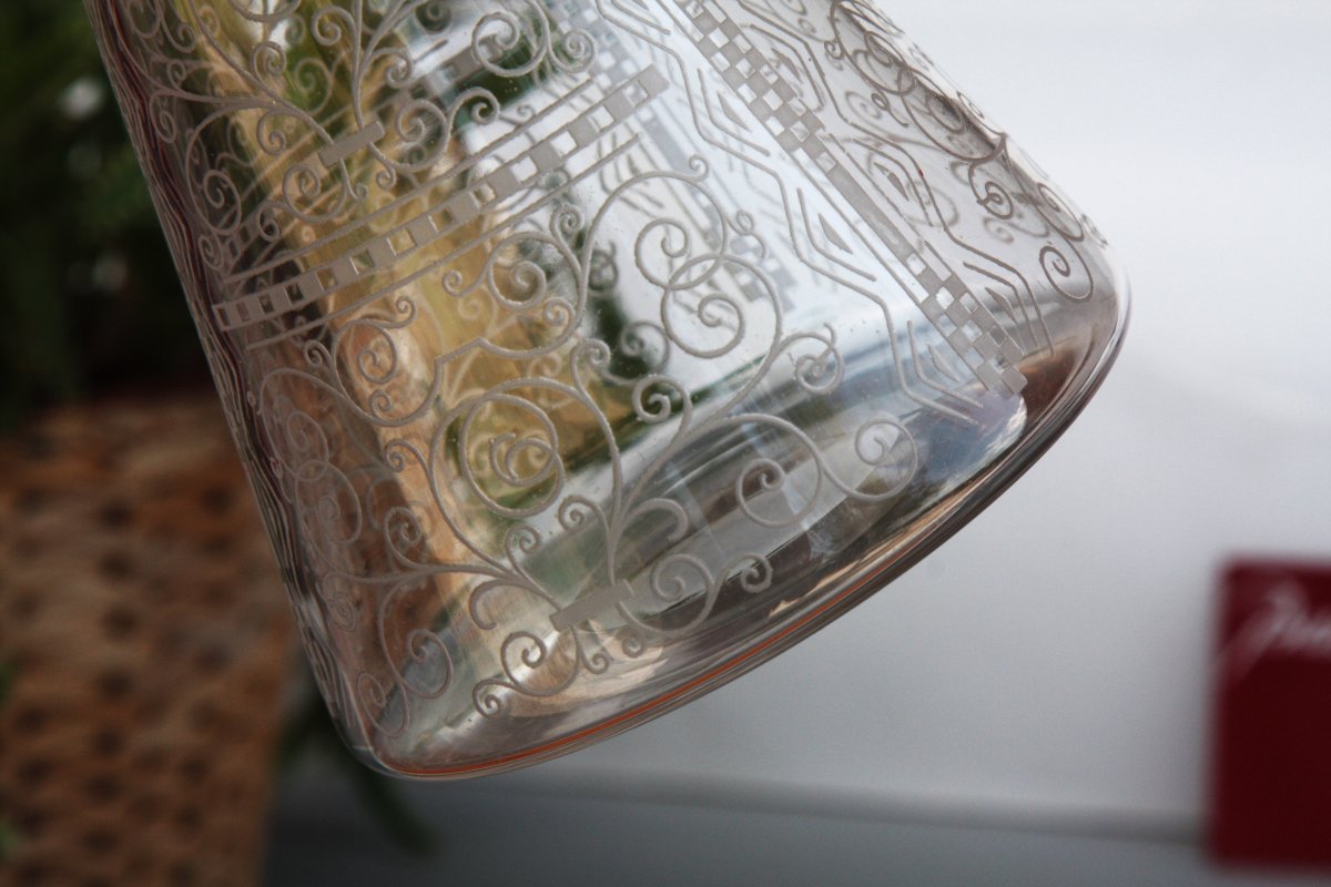 Carafe à apéritif en cristal de Baccarat modèle Lido-photo-4