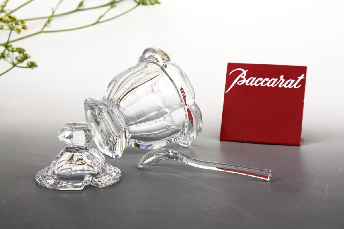 Moutardier en cristal de Baccarat modèle Harcourt Missouri-photo-2