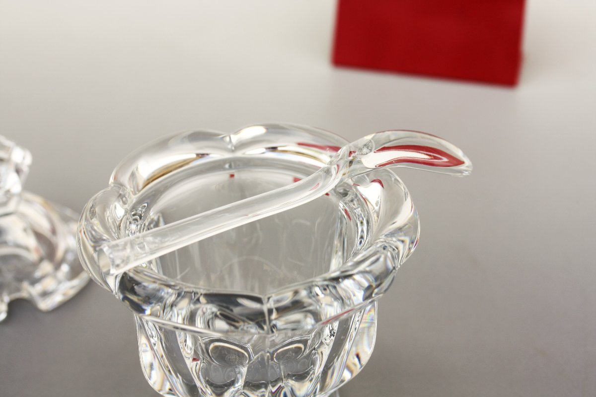 Moutardier en cristal de Baccarat modèle Harcourt Missouri-photo-3