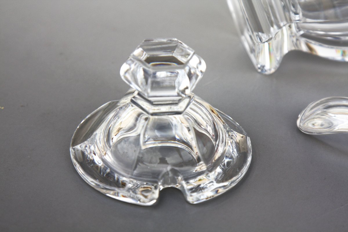 Moutardier en cristal de Baccarat modèle Harcourt Missouri-photo-1