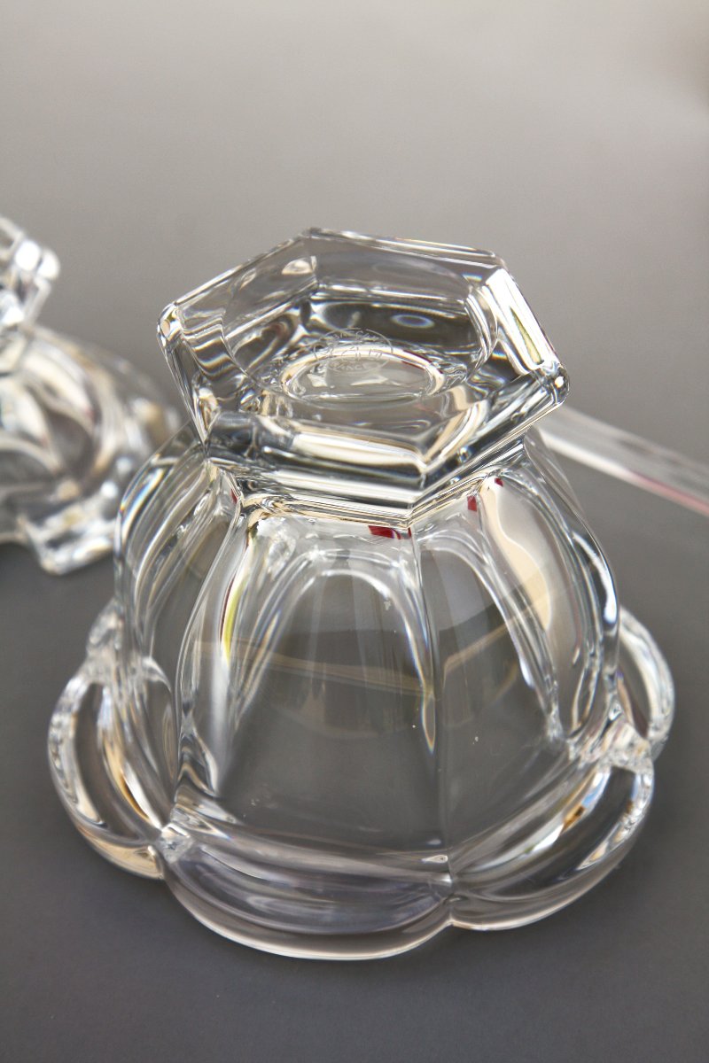 Moutardier en cristal de Baccarat modèle Harcourt Missouri-photo-2