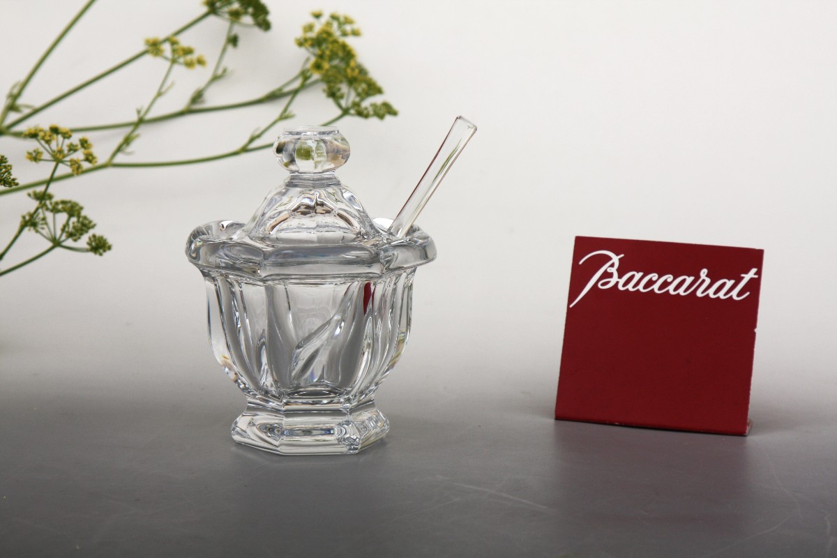 Moutardier en cristal de Baccarat modèle Harcourt Missouri