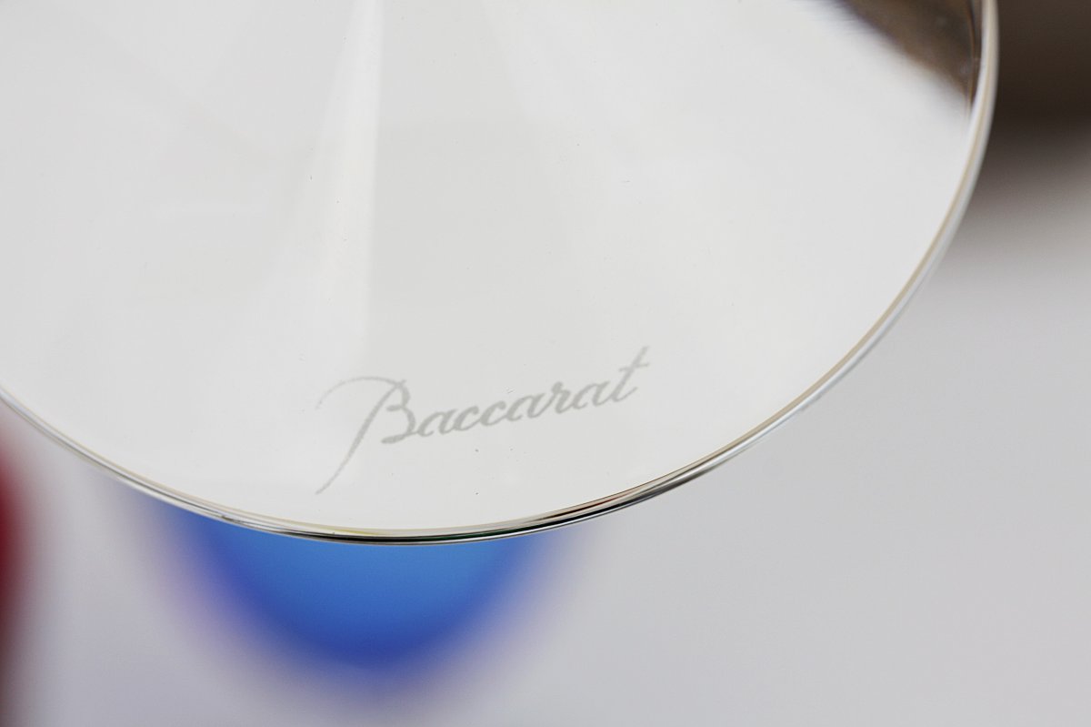 Set de 6 verres à vin du Rhin en cristal de Baccarat modèle Vega-photo-5