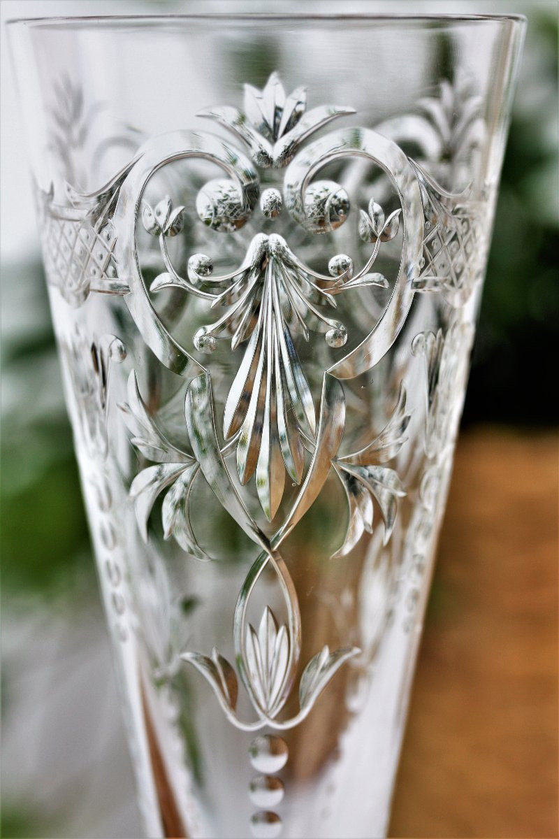 Baccarat Crystal Champagne Flute, Marennes Model (several Available)-photo-4