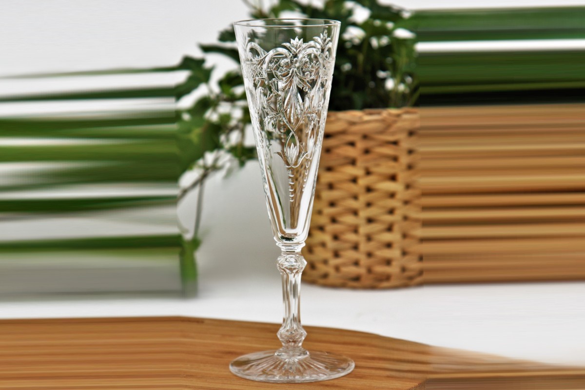 Baccarat Crystal Champagne Flute, Marennes Model (several Available)