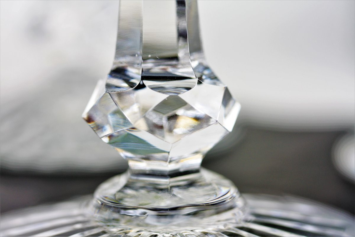 Set de 6 flûtes à champagne en cristal de Baccarat, modèle Colbert-photo-3